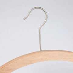 Factory Custom hanger with clip Wooden Hangers