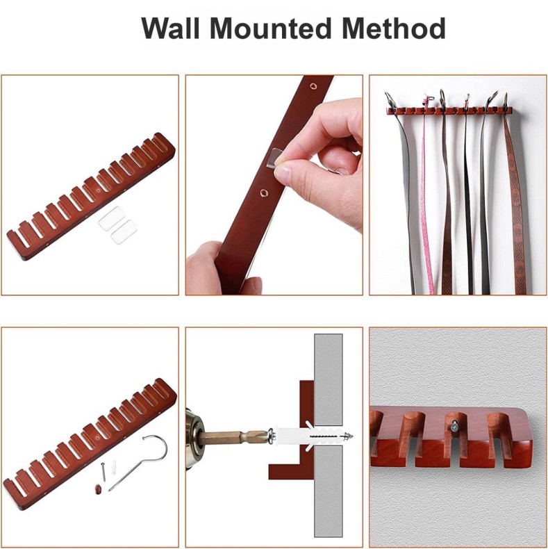 wall mounted belt hangers