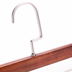 Custom hook wooden best clips display skirt hangers