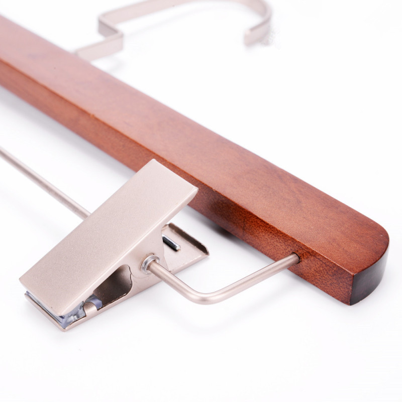 Custom hook wooden best clips display skirt hangers