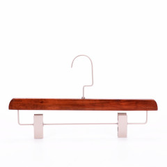 Custom hook wooden best clips display skirt hangers