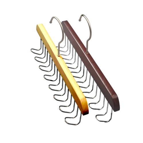 Multipurpose 8 hooks Wooden Belt Hanger
