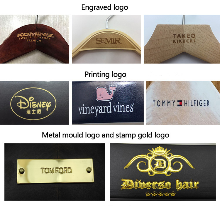 custom hanger with logo