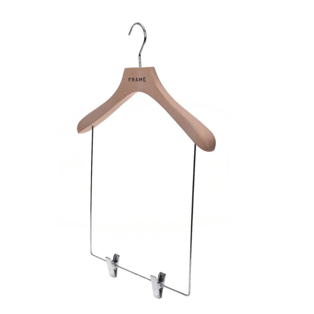 Best Wooden Jumper Infant Clothes Hangers with Clips