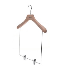Best Wooden Jumper Infant Clothes Hangers with Clips