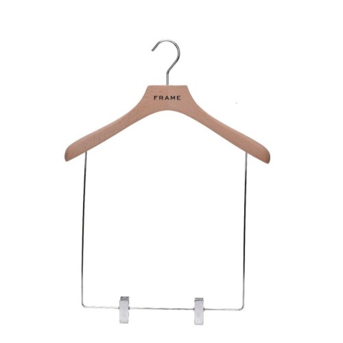 Best Wooden Jumper Infant Clothes Hangers with Clips
