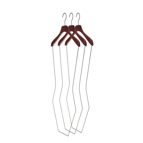 Adjustable Metal Swimwear Wood Coat Hangers for Jumpers