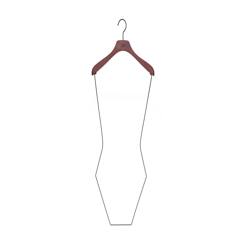 Adjustable Metal Swimwear Wood Coat Hangers for Jumpers