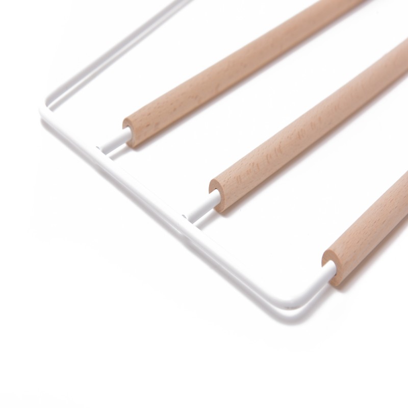 Factory hot sale magic space saving multipurpose wood metal hanger
