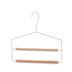 Factory hot sale magic space saving multipurpose wood metal hanger
