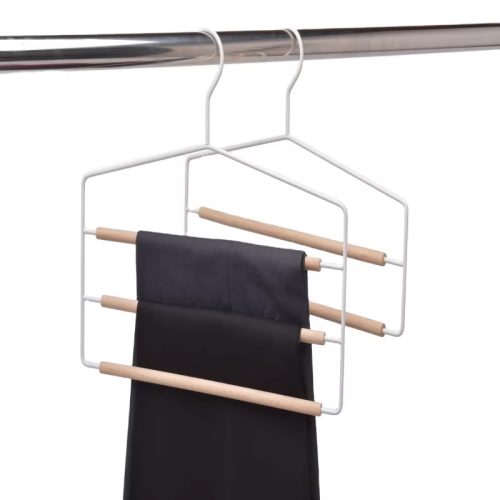 Factory hot sale magic space saving multipurpose wood metal hanger