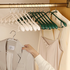 Personalized heavy duty coat metal hangers