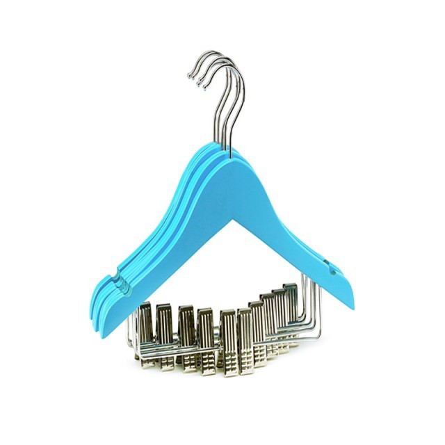 Childrens wooden hangers wholesale clip hanger