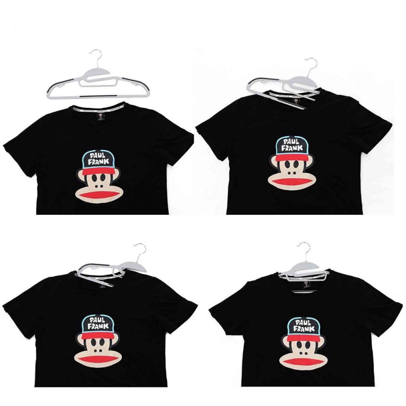 No stretching collar custom color plastic hangers