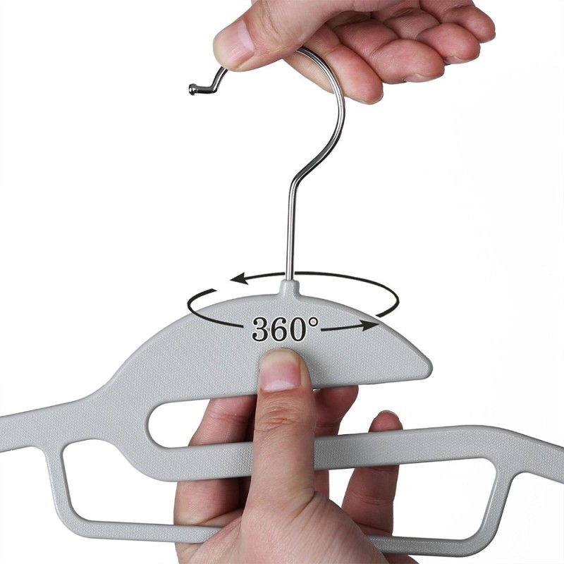 No stretching collar custom color plastic hangers