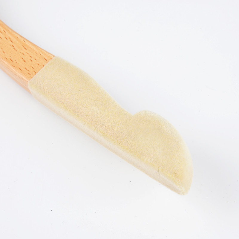 Exquisite natural non-slip velvet wooden hangers