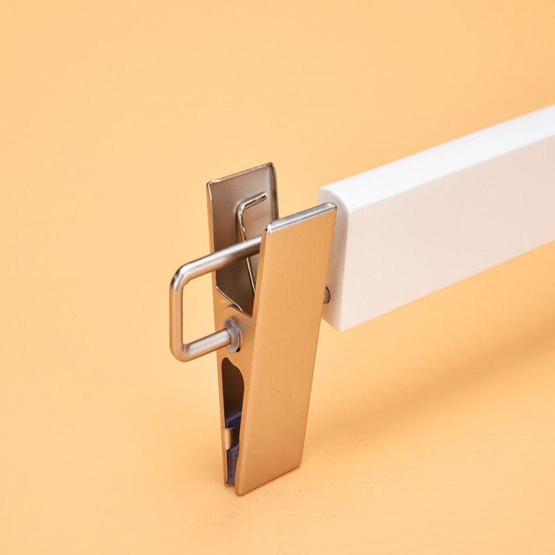 Cost effective clothing white wooden hanger clothes hangers with clips for pants