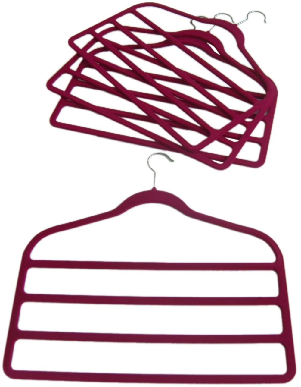 Multi Layers hanger velvet pants space saving hangers