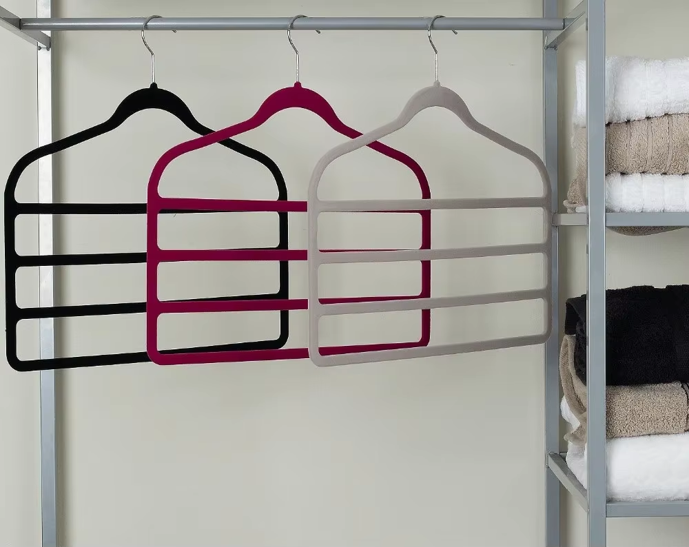 Multi Layers hanger velvet pants space saving hangers