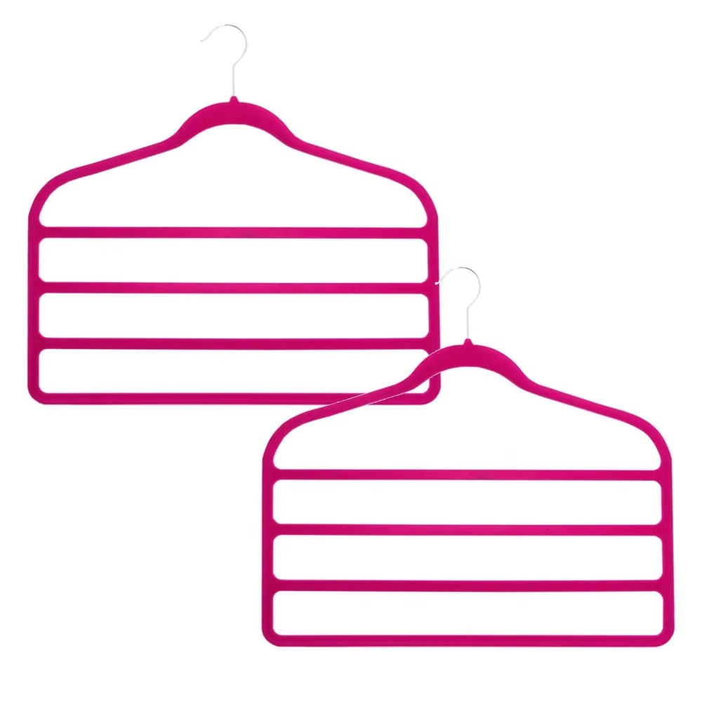 Multi Layers hanger velvet pants space saving hangers