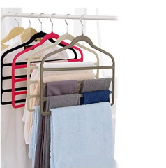 Multi Layers hanger velvet pants space saving hangers