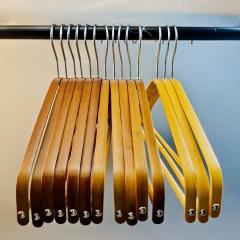 Household space saving bamboo hangers in bulk cheap quotation
