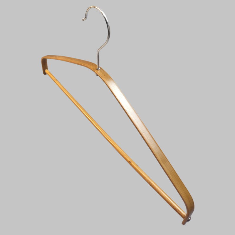 Household space saving bamboo hangers in bulk cheap quotation