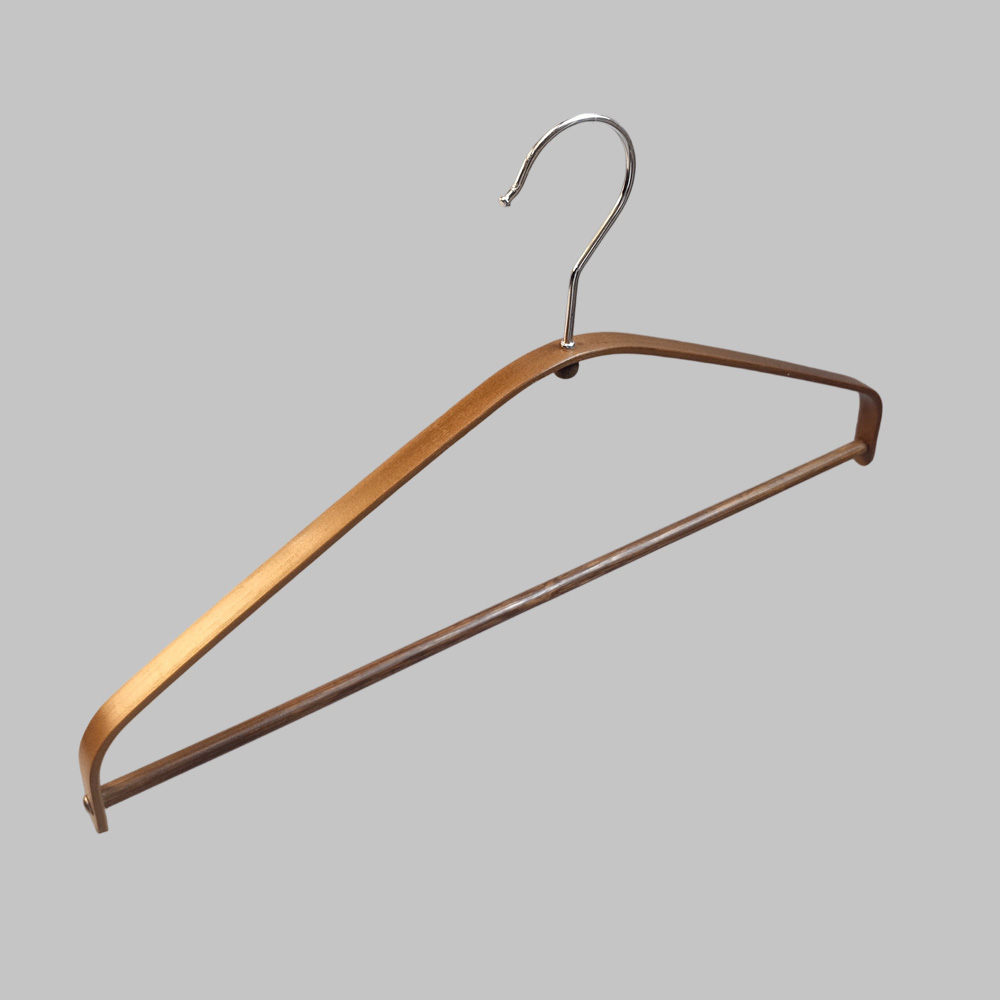 Household space saving bamboo hangers in bulk cheap quotation