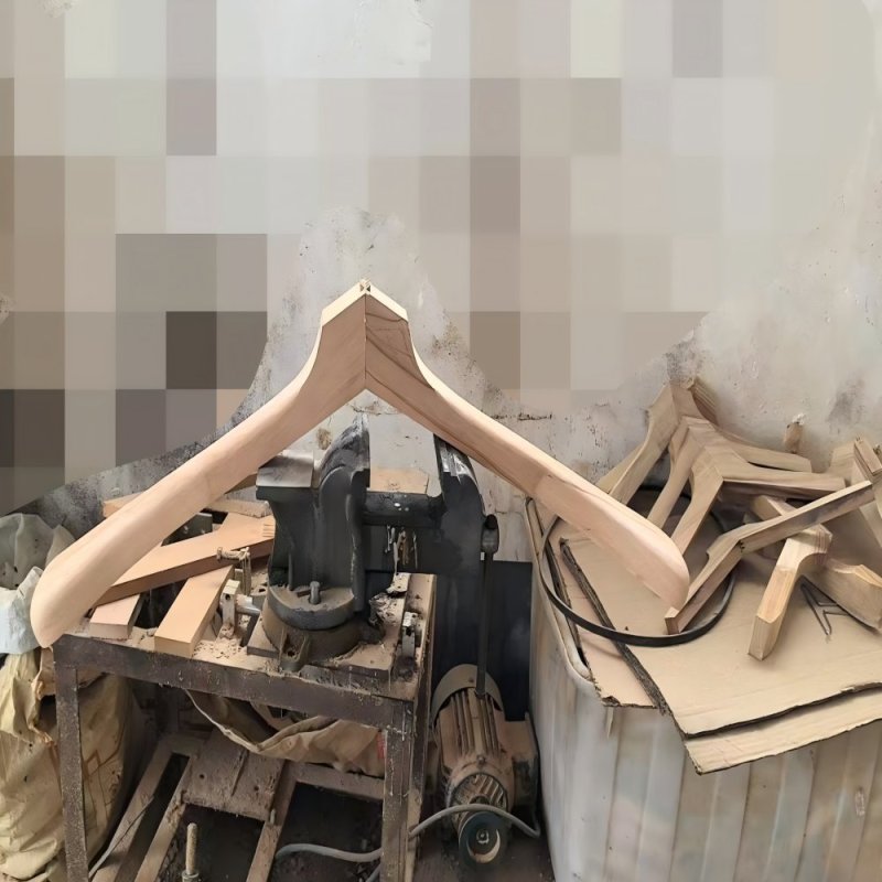 Custom extra large hanger wooden hangers display