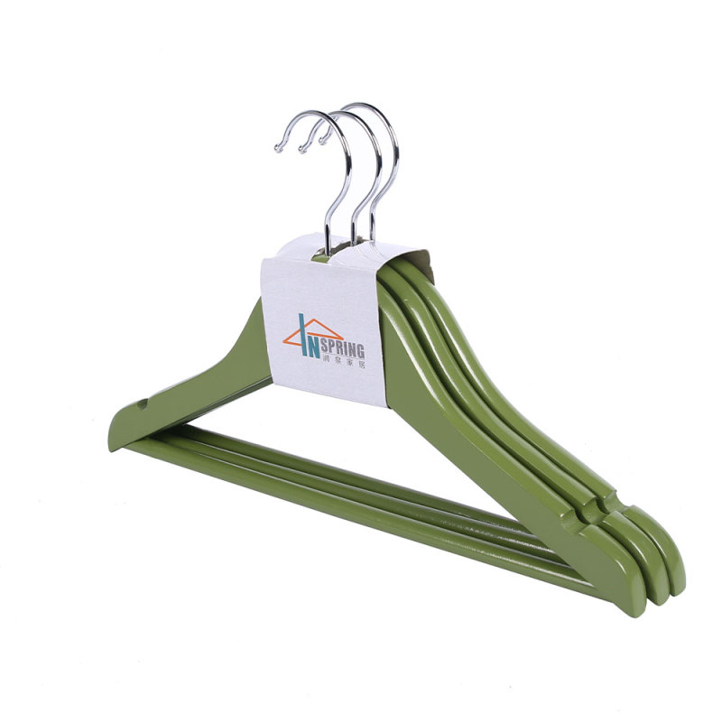 Colorful hot sale closet women wood hangers