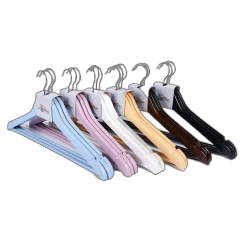 Colorful hot sale closet women wood hangers