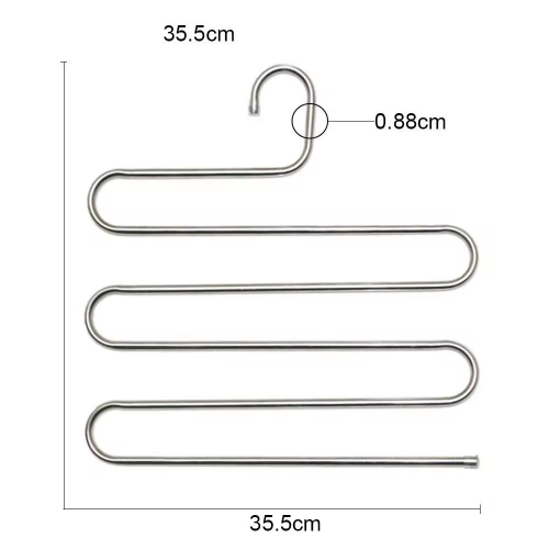 Inspring pants hanger trousers metal multi layers hanger