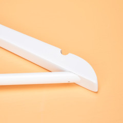 Premium white color infant wooden hangers wholesales