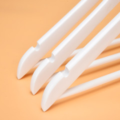 Premium white color infant wooden hangers wholesales