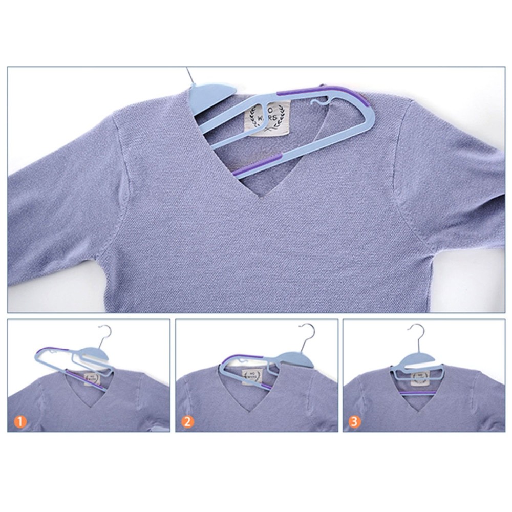 plastic hangers no stretching T shirt