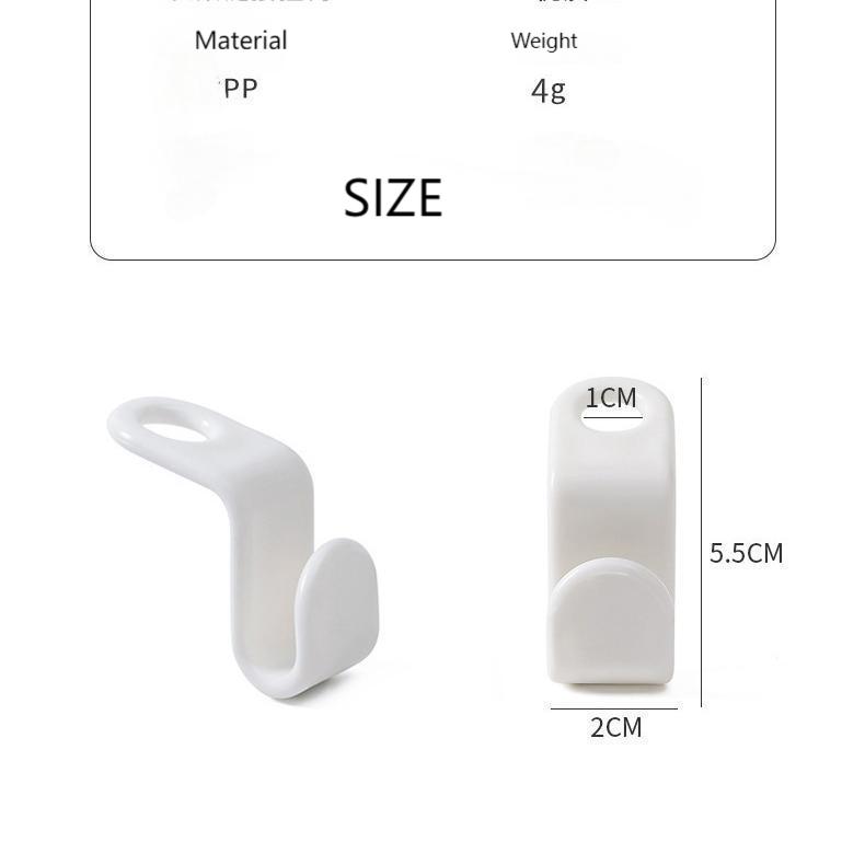 space saving hanger plastic connector hooks