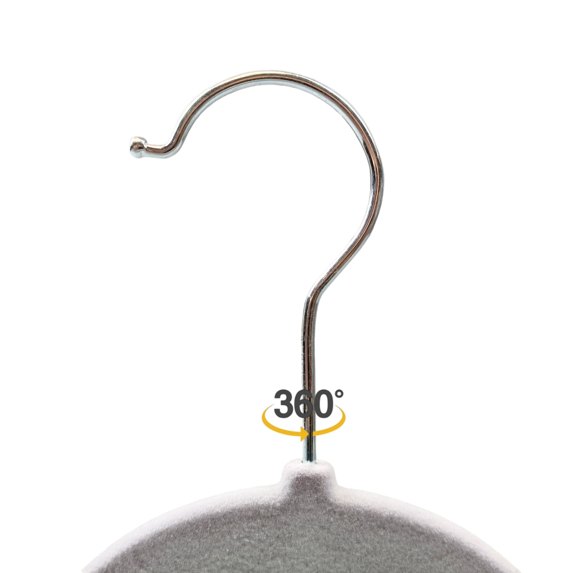 Premium velvet hanger heart flocking suit hanger