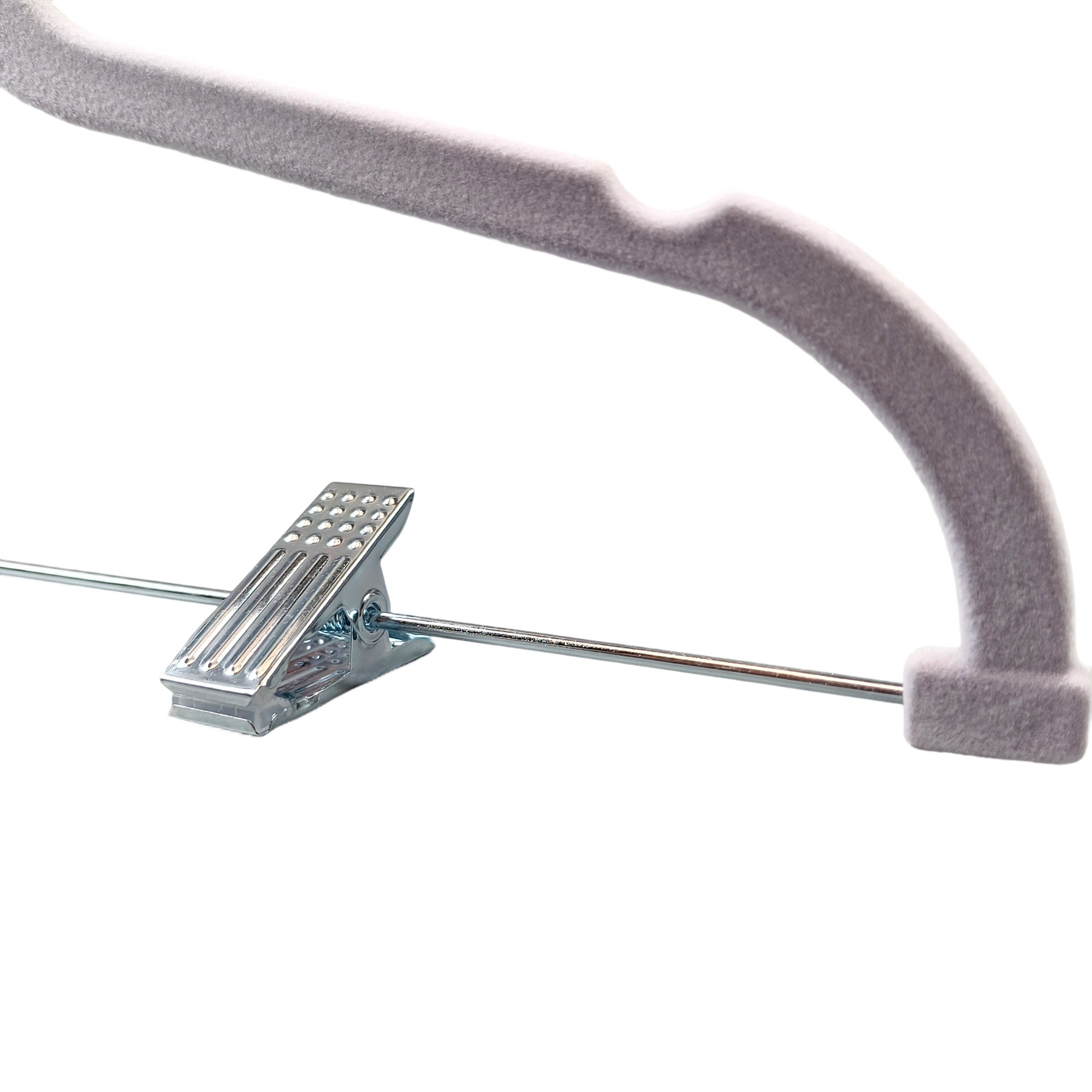 Premium velvet hanger heart flocking suit hanger