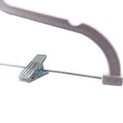 Premium velvet hanger heart flocking suit hanger