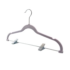 Premium velvet hanger heart flocking suit hanger