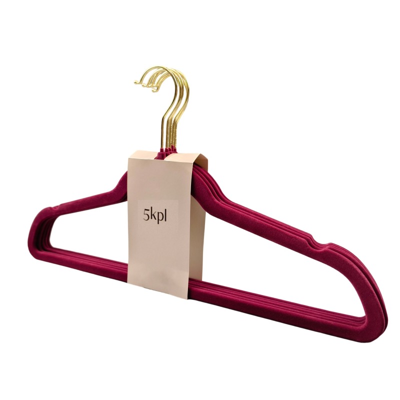 Custom velvet cloth hangers in bulk cheap price