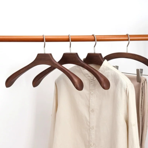Extremely austerer wood coat hangers