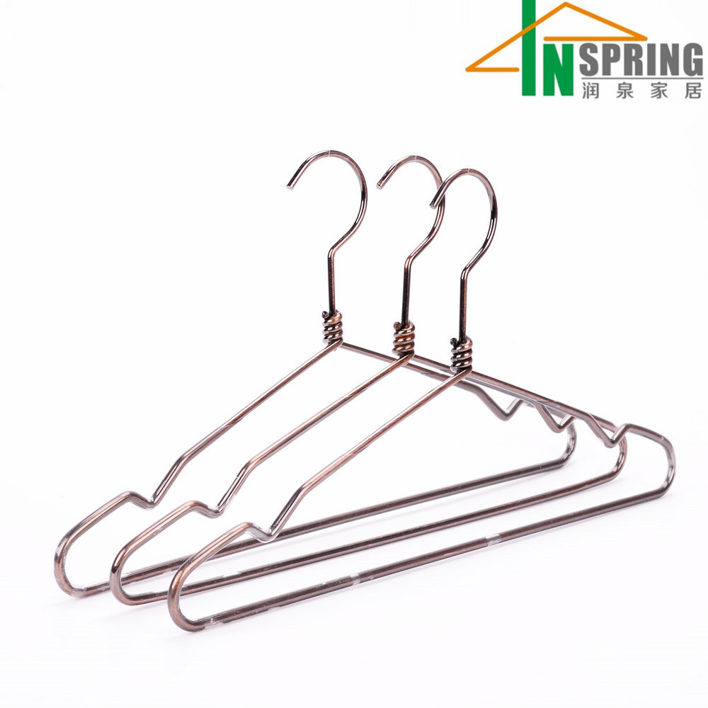 Custom Color Wire Clothes anti slip hangers