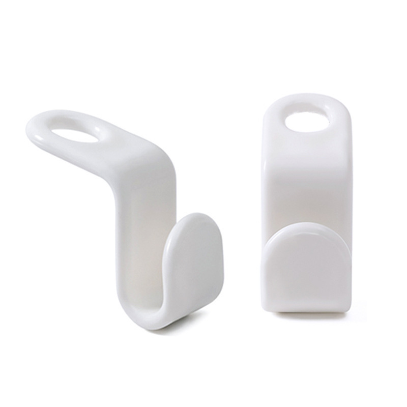 Space saving plastic clothes hanger partner connector hooks
