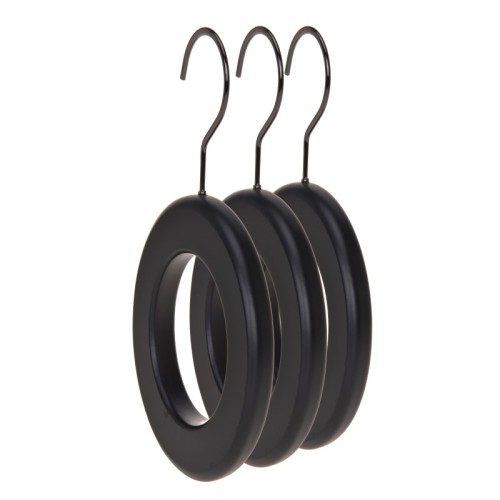 Scarf hangers manufacturer high quality custom black hanger