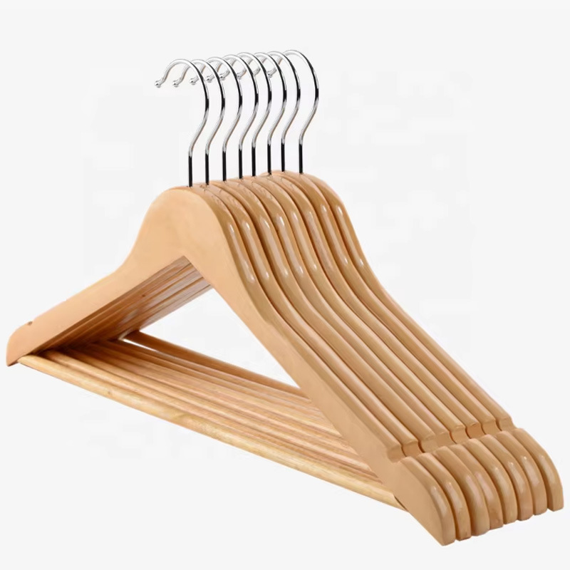 Multipurpose wooden pant coat hanger