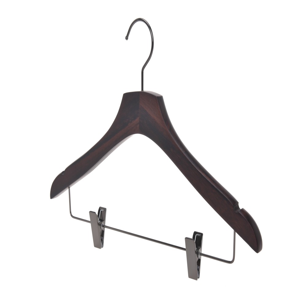 Boutique exquisite luxury coat wooden hanger