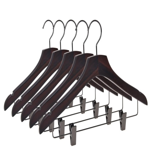 Boutique exquisite luxury coat wooden hanger