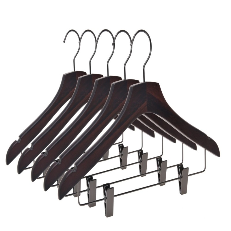 Boutique exquisite luxury coat wooden hanger