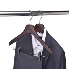 Boutique exquisite luxury coat wooden hanger